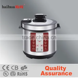 2015 New Silver Stainless Steel Digital 5L 6L Electric Pressure Cooker thumbnail-5