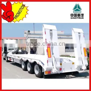 HOT SALE 3 Axle Lowbed Semi Trailers Low Price Sale thumbnail-1