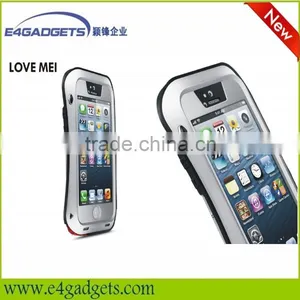 Love Mei Brand Tri Protect Small Waist Style AL Metal Mobile Phone Case for Apple Iphone 5S, for Iphone 5 Case 9 Colors thumbnail-5