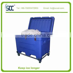 240ltr Plastic Dry Ice Bin With Insulation Function, Flexible Use for Dry Ice Plant thumbnail-2