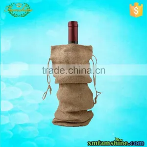 New Arrival Fancy Jute Wine Bottle Bag thumbnail-1