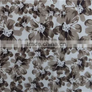 Beige Floral Printed Pure Wool Scarf With Fringe thumbnail-2