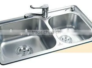 Amico Hot Sale Polished Stainless Steel Kitchen Sink thumbnail-1