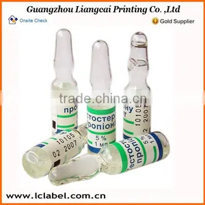 Custom Ampoule Label Stickers Roll Ampoule Bottle Stickers Quality Choice thumbnail-1