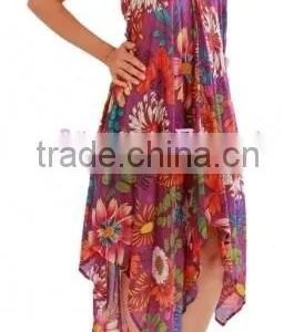 VP2626 Jaipur Print Cotton Dress Cotton Maxi Point Summer Dress 2016 Summer Beach Dresses thumbnail-1