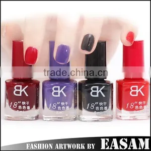 Cheap Wholesale BK 8ml Nail Polish for Nail Art thumbnail-1