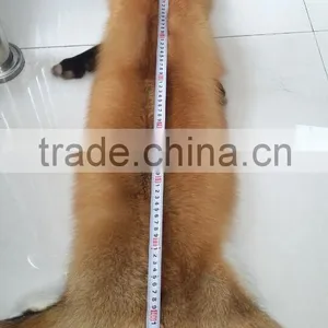 Real Silver Fur Skin / Natural Fox Fur Skin / Tanned Red Fox Fur Skin For Coat Quality Choice thumbnail-1
