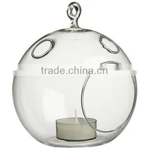 Borosilicate Glass Candle Holder, 4" Votive Candle Holder thumbnail-1