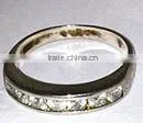 Fashion Simple 925 Sterling Silver Finger Rings SC020 thumbnail-1