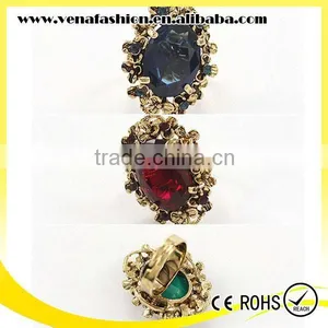 Crystal Design Royal Vintage Newest Diamond Ring thumbnail-1
