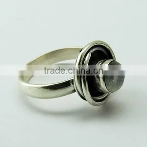 Unforgettable !! Rainbow Moonstone 925 Sterling Silver Ring, Handmade Silver Jewelry, Silver Jewelry 925 thumbnail-1