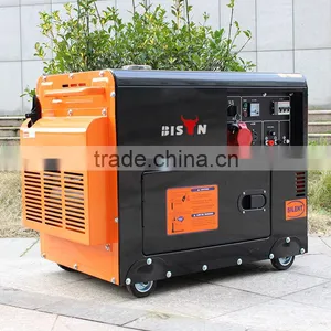 BISON China 6kva Silent Diesel Generator Set Standard 220v to 380v Home Use Diesel Generator thumbnail-3