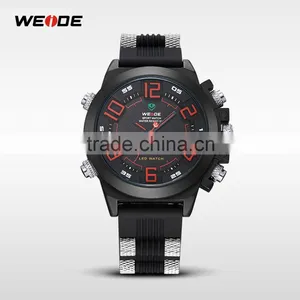 2016 WEIDE Unique Mens Watches Led Display Man Quartz Watch Fashion Watches Mens Dive Watch Make Your Own Digital Watch thumbnail-1