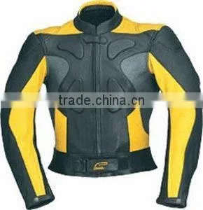 (Super Deal) Leather Motorbike Jacket , Leather Racer Jacket , Sports Garments thumbnail-1