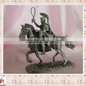 2012 Crafts Metal Pewter Warrior Sculpture Statue thumbnail-1