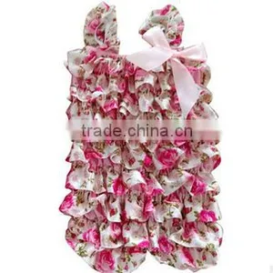 Baby Petti Ruffler Romper Multicolor Romper Cheap Lace Romper thumbnail-2
