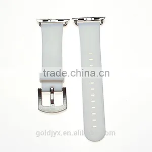 Custom Fast Delivery Cheap Silicone Watch Band Parts for Apple Watch thumbnail-2