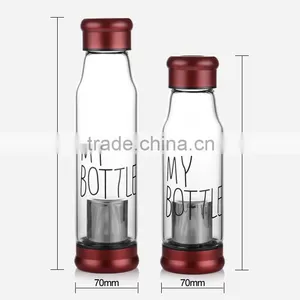Borosilicate Water Glass Bottle thumbnail-1