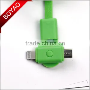 2016 Newest Design Trendy Rotating 2 in 1 Usb Cable, 360 Rotating Usb Data Cable thumbnail-1