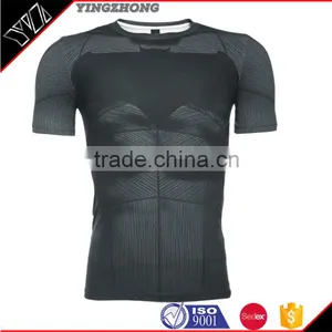 2016 New Latest Shirt Designs Gym Sublimation Printed Shirt for Men Sports Printing T-shirt Custom t Shirt Print Quality Choice thumbnail-1