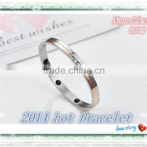 P083 Noproblem Germanium Titanium Bio Magentic Personalized Health Energg Crystal Bracelet thumbnail-1