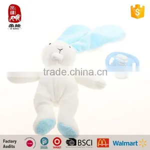 Custom Hot Selling Rabbit Animal Toy Funny Baby Pacifier thumbnail-1