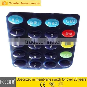 Instrument Control Rubber Keypad Matrix Silicone Rubber Numeric Keypad thumbnail-1