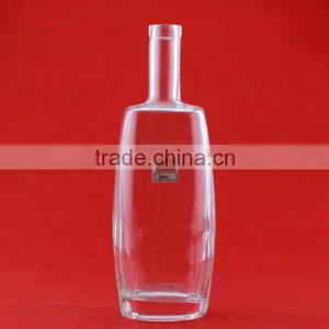 Best Price Frost Blue Printing Bottles Screw Thread Mouth Bottles Thick Bottom 700ml Bottles thumbnail-6