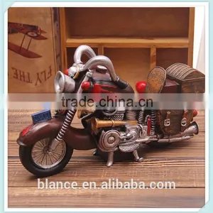 Vintage Resin Motorcycle Figurine Bar and Night Club Decoration thumbnail-3