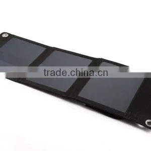 Foldable Solar Charger 14w Outdoor Portable Solar Panel Charger Usb Battery Charging for Phone Power Bank Computer thumbnail-4