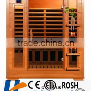 4 Person Far Infrared Shower Sauna Canada Hemlock Carbon Nano Heater thumbnail-1