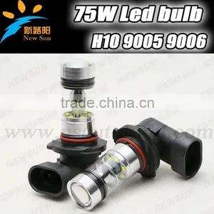 Super Bright 75W 9005 HB3 C REE XBD LED Car Light Fog Light Lamp, 800LM White Led 9005 Bulb New Design Mirror Reflector thumbnail-1