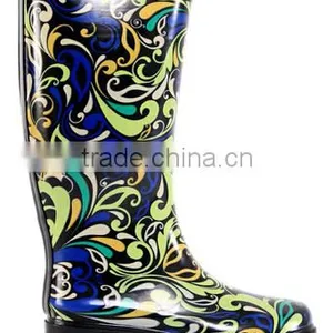 Blue Lady Westen Rubber Rainboots thumbnail-1