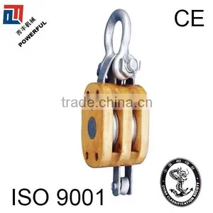 SHACKLE REGULAR WOOD PULLEY BLOCK thumbnail-2