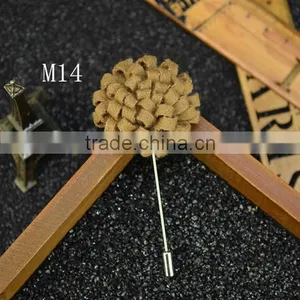 Mens Big Flower Lapel Pin Needle Pin Lapel LAP005 thumbnail-1