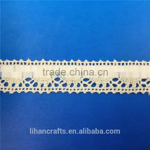 Wholesale High Quality H0920H Lace Ribbon,Crocheted Lace,100% Cotton Lace thumbnail-1