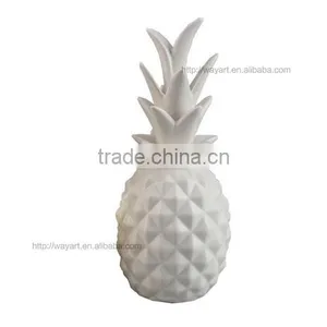 Decorative Gold Ceramic Pineapple Canister thumbnail-5