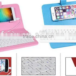 High Quality Wireless Bluetooth Keyboard With Phone Case / Phone Keyboard / Cell Phone Bluetooth Keyboard thumbnail-2