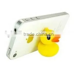 Customized Cartoon Duck Silicone Material Mobile Phone Stand thumbnail-1