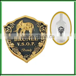 Gold Embossed Label Sticker, Metal Wine Sticker Label thumbnail-4