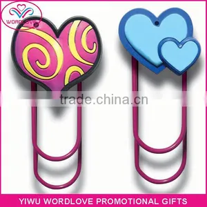 Customized Soft Rubber Money Clip Paper Clip Magnetic Bookmark for Promotion thumbnail-3