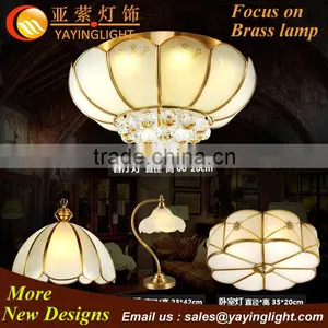 Fancy Copper Hotel Fashion Design Glass Large Hotel Chandelider Ceiling Lighting,New High Quality Ceiling Lighting thumbnail-2