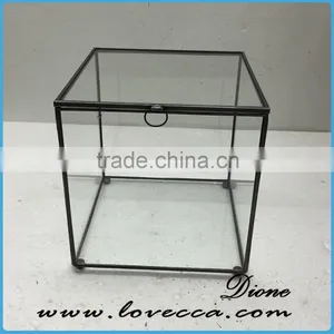 Black Hand Painted Photo Picture Display Case With Lock Gallery thumbnail-3