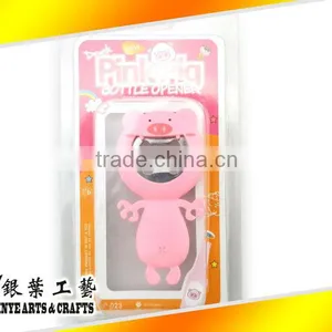 3d or 2d Pink Pig Bottle Opener thumbnail-1