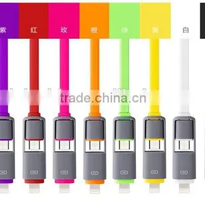 Two-in-one Usb Cable Male to Micro 5pin to I5/I6 thumbnail-1