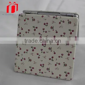 Welcome Custom Design Logo On Pu Compact Mirror thumbnail-1