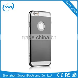 Free Sample Mobile Phone Mirror Electroplating Back Cover Anti-scratch Hard PC Protective Case for IPhone 6/6s Plus thumbnail-4