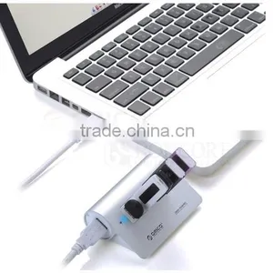 4 Ports Aluminum USB3.0 HUB for MacBook thumbnail-5