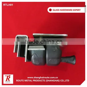 304 Stainless Steel Mirror Glass Latch Frameless thumbnail-4