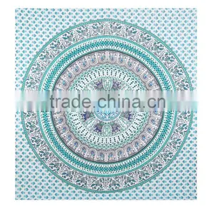 Mandala Elephant Tapestry, Wall Hanging Tapestry, Indian Mandala Tapestries Supplier Export Indian Art Mandala Home Decor Items thumbnail-1